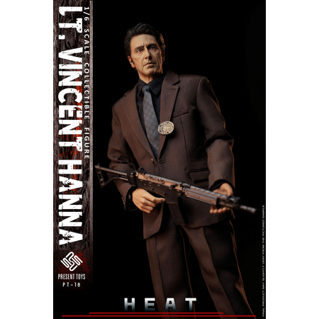 HEAT Lt Vincent Hanna figurine échelle 1:6 Present Toys PT-18