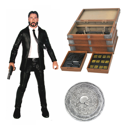 John Wick Ensemble Figurine De Luxe 7 pouces Diamond Select Toys