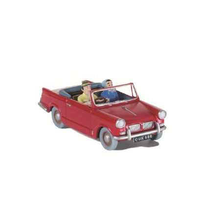 ​Tintin L'Île Noir Triumph Herald Cabriolet Édition Atlas