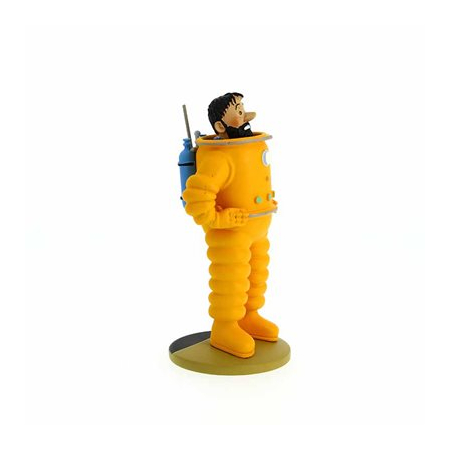 Tintin Capitaine Haddock Cosmonaute Figurine 8cm Moulinsart