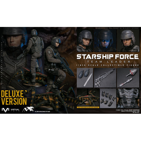 Starship Force-Team Leader VERSION DE LUXE Figurine échelle 1:6 VTS TOYS VM037DX