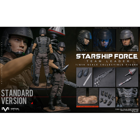 Starship Force-Team Leader VERSION RÉGULIÈRE Figurine échelle 1:6 VTS TOYS VM037