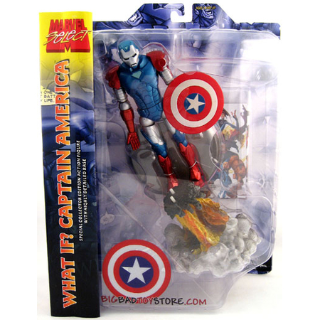 Marvel Select What If Captain America in Iron Man Armor figurine 7 pouces Diamond