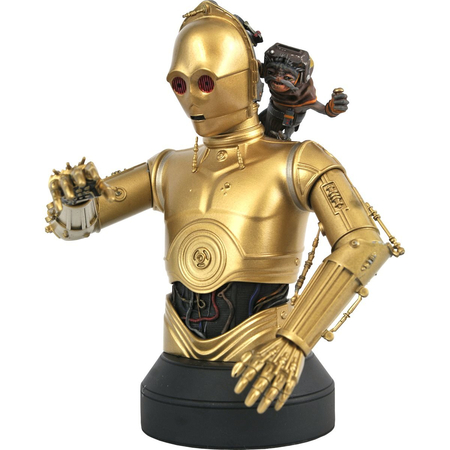 Star Wars: The Rise of Skywalker C-3PO and Babu Frik 1:6 Scale Bust Gentle Giant