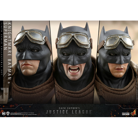 Knightmare Batman et Superman Ensemble de 2 figurines à l'échelle 1:6 Hot Toys 908013