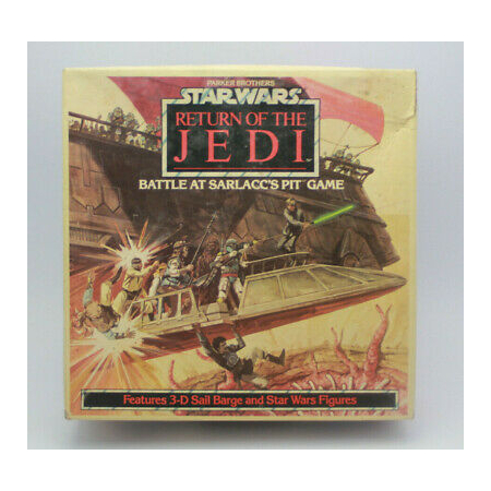 Star Wars ROTJ Battle at Sarlacc's pit game Parker Brothers