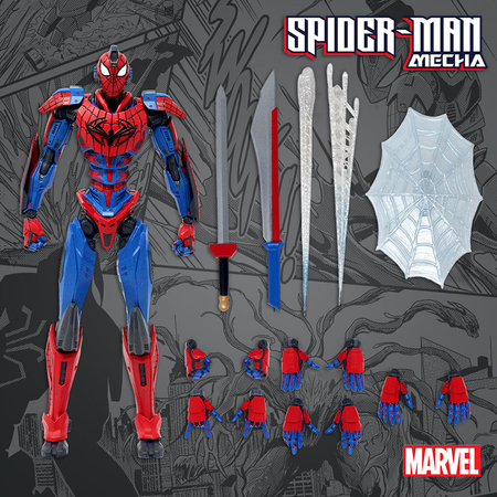 Spider-Man Mecha 10-inch Collectible Figure Mondo 907975