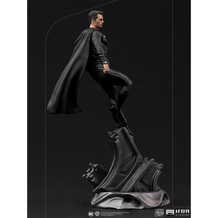 Superman Costume Noir Statue Échelle 1:10 Iron Studios 908014