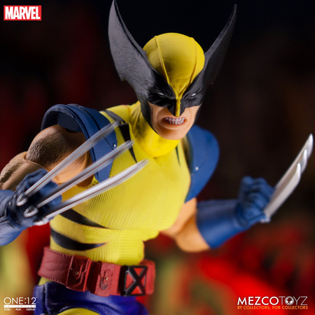 One-12 Collective Wolverine Figurine Édition Coffret en métal de Luxe Mezco 76536