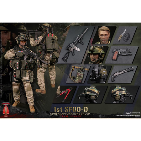 1st SFOD-D Combat Applications Group Team Leader 1:6 scale figure