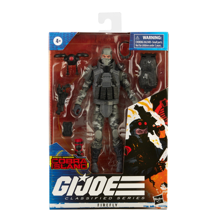 GI Joe Classified Series Special Missions: Cobra Island Firefly Figurine échelle 6 pouces Hasbro