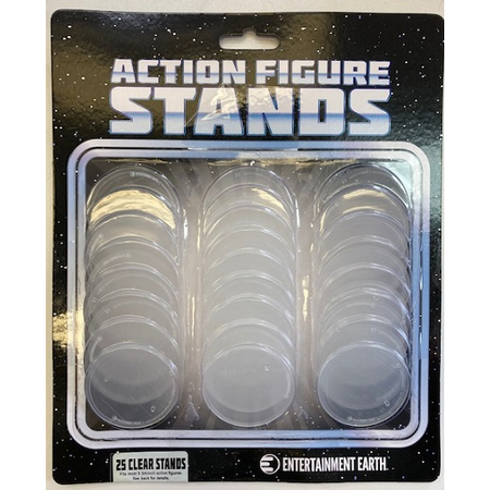 Action Figure 3.75 Stands 25-Pack Clear