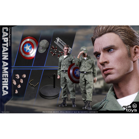 Captain America Édition Stealth (Uniforme) Figurine Échelle 1:6 MicToys MIC 001