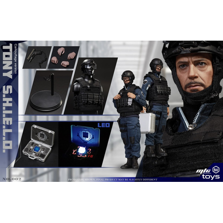 Tony SHIELD Édition Uniforme Stealth Figurine Échelle 1:6 MicToys MIC 002