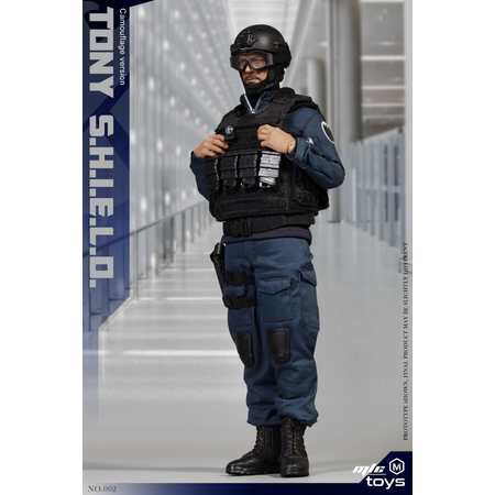 Tony SHIELD Stealth Edition Uniform 1:6 Scale Figure MicToys MIC 002