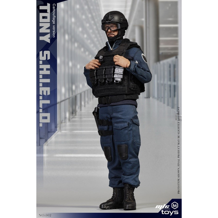 Tony SHIELD Édition Uniforme Stealth Figurine Échelle 1:6 MicToys MIC 002