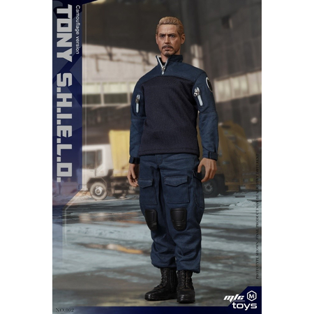 Tony SHIELD Édition Uniforme Stealth Figurine Échelle 1:6 MicToys MIC 002