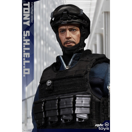 Tony SHIELD Édition Uniforme Stealth Figurine Échelle 1:6 MicToys MIC 002