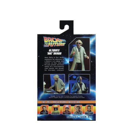Back to the Future Doc Emmett Brown Ultimate 7-Inch Scale Figure NECA 53614