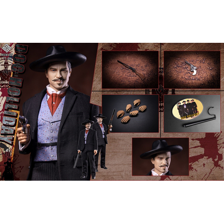 Doc Holliday Tireur légendaire Figurine échelle 1:6 Present Toys PT-SP25