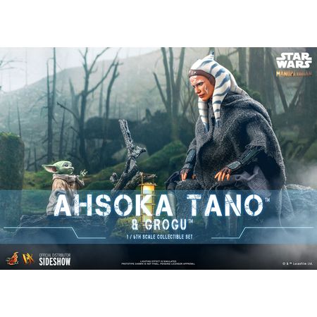 Ahsoka Tano and Grogu 1:6 Scale Figure Set Hot Toys 908145