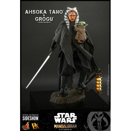 Star Wars Ahsoka Tano et Grogu Ensemble de 2 figurines Échelle 1:6 Hot Toys 908145 DX21