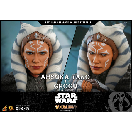 Ahsoka Tano et Grogu Ensemble de 2 figurines Échelle 1:6 Hot Toys 908145