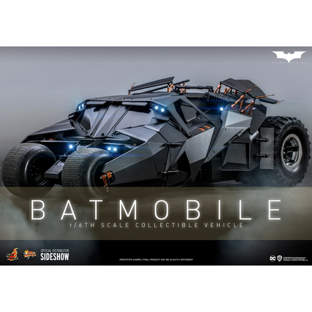 DC Dark Knight Batmobile Échelle 1:6 Hot Toys 908080 MMS596