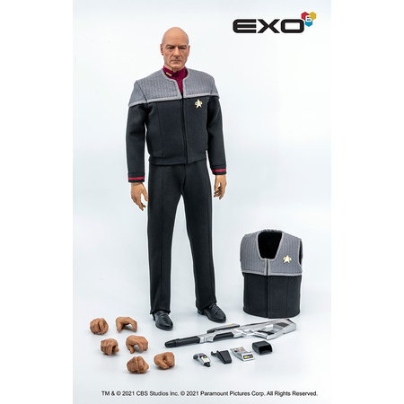 Capitaine Jean-Luc Picard Figurine Échelle 1:6 EXO-6