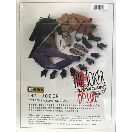 The Joker (Concept par Lee Bermejo) ensemble de vêtements et accessoires pour figurine échelle 1:6 (FIGURINE NON INCLUSE) Daftoys