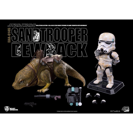 Dewback and Sandtrooper Action Figure Beast Kingdom 908359