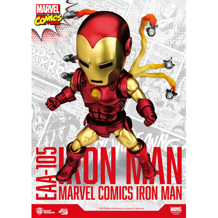 Iron Man Version Classique Figurine 6 pouces Beast Kingdom 908367