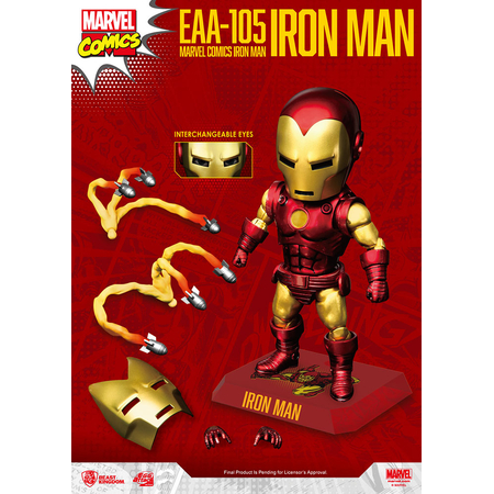 Iron Man Version Classique Figurine 6 pouces Beast Kingdom 908367