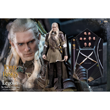 Legolas at Helm's Deep 1:6 Scale Figure Asmus Collectible Toys 908182