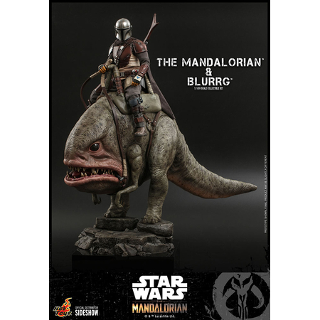 Mandalorian & Blurrg Ensemble de figurines Échelle 1:6 Hot Toys 908287