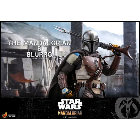 Mandalorian & Blurrg Ensemble de figurines Échelle 1:6 Hot Toys 908287