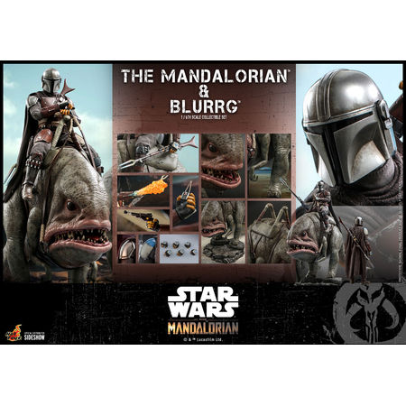 Mandalorian & Blurrg 1:6 Scale Figure Set Hot Toys 908287