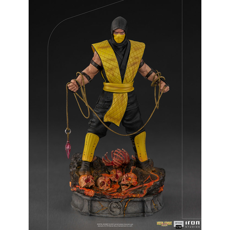 Mortal Kombat Scorpion 1:10 Scale Statue Iron Studios 908251