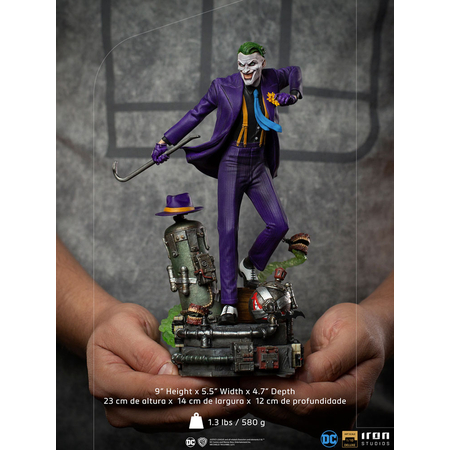 Le Joker VERSION DE LUXE Statue échelle 1:10 Iron Studios 908229