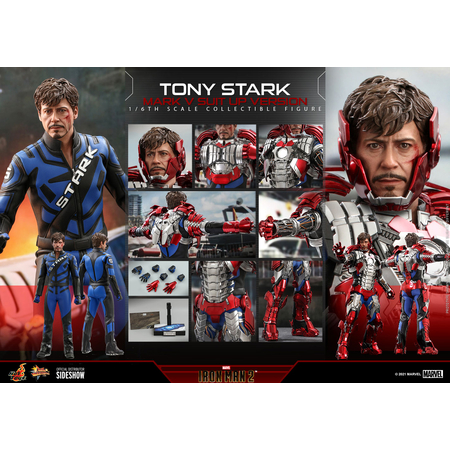 Tony Stark (Mark V Suit Up Version) 1:6 Scale figure Hot Toys 908410