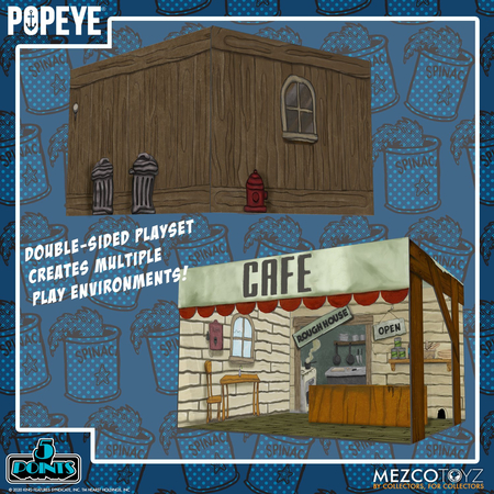 Popeye Deluxe Boxed Set Mezco toyz 18060