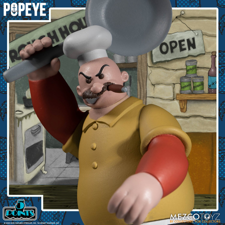 Popeye Deluxe Boxed Set Mezco toyz 18060