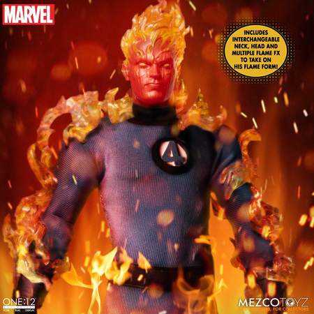 One:12 Collective Marvel Fantastic Four - Deluxe Steel Boxed Set Mezco Toyz 77600