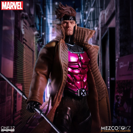 One:12 Collective Marvel Gambit Mezco Toyz 77290