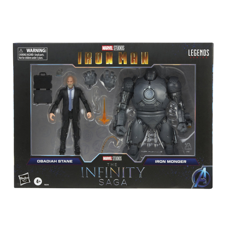 Marvel Legends Series Obadiah Stane et Iron Monger 6 Figurines échelle 6 pouces Hasbro