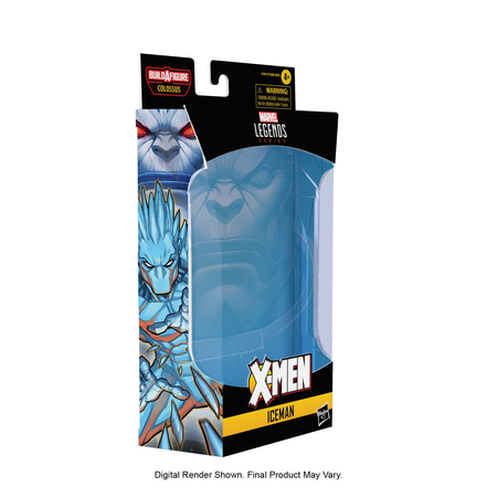 Marvel Legends Figurine échelle 6 pouces Iceman (BAF Colossus) Hasbro
