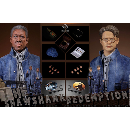 The Shawshank Redemption Double suit 1:6 scale action figures set Present Toys PT-SP28