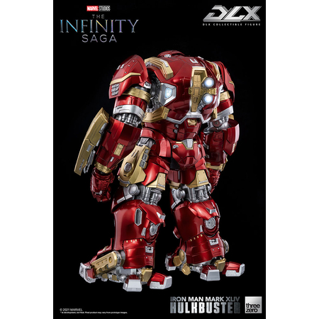 DLX Iron Man Mark XLIV (44) Hulkbuster Figurine Échelle 1:12 DIECAST Threezero 908582