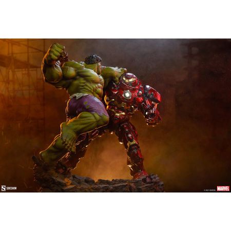 Hulk vs Hulkbuster Maquette Sideshow Collectibles 200571