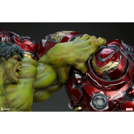 Hulk vs Hulkbuster Maquette Sideshow Collectibles 200571